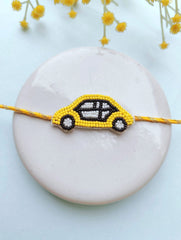 Embellished Crochet Car Rakhi for Kids