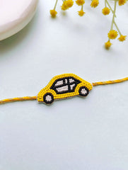 Embellished Crochet Car Rakhi for Kids