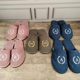 Monogrammed House Slippers (Closed toe)