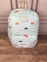 Monogrammed Toddler Backpack (Cars)