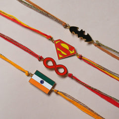 Brass Enamel Rakhi