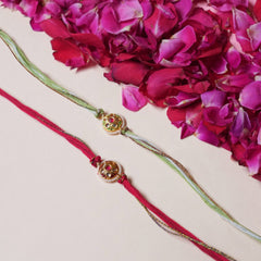 Meena Kundan Pushp Rakhi