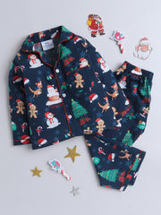 Christmas Cotton Nightsuit Kids