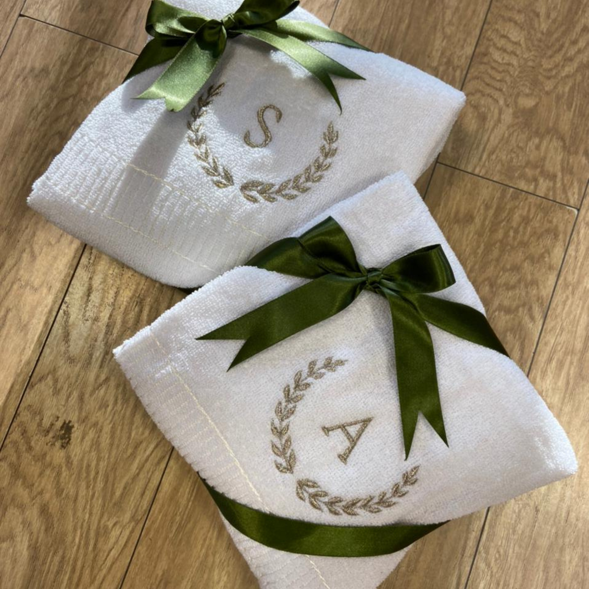 Monogrammed Bathing Towels (Set of 2)