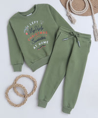 Christmas Co-ord Set (Olive green)